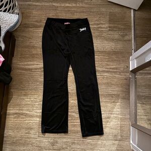 Juicy Couture Black Velvet Bottoms